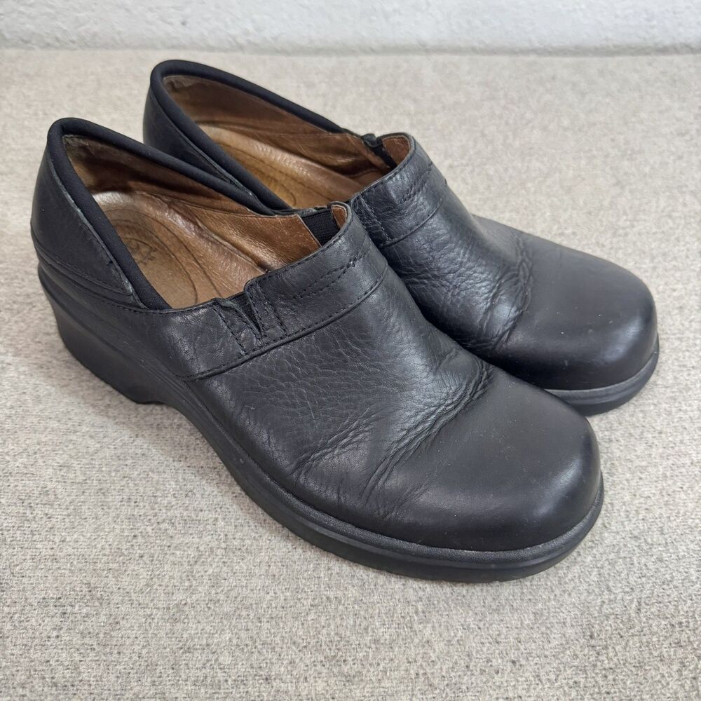 Ariat Clog Santa Cruz Pebbled Leather Slip On Barn Work Comfort Shoes Women 10B
